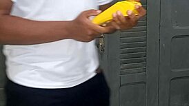 Delivery guy fucked my ass to pay for the snack 😏