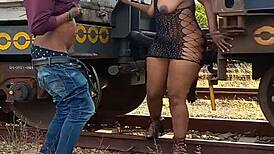 Lilpuddingbowls Bends Over for Wild Outdoor Action