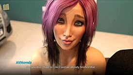 WVM 192 Interview Turns Into Hot 3D Amateur Action with Big Tits