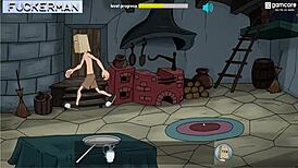 Fuckerman Slams Ella Hard with Monster Cock in Wild Action