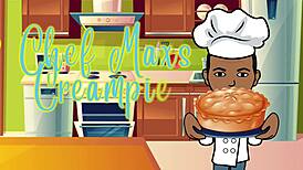 Harlow Savvy squirts intensely then takes deep creampie from big black cock