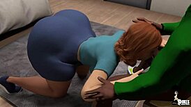 Two hot milfs sneak off for a fat dick