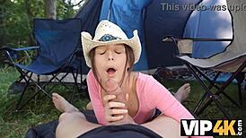 vip4k teen brunette from czech gets pounded in pov outdoor scene. the european slut enjoys every thrust with small tits bouncing.