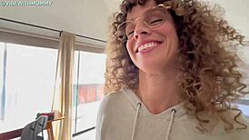 Stepmom’s dirty anal creampie outdoors at cousin’s cabin