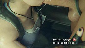 Jill Valentine Gives SLOPPY BLOWJOB in 3D Anime!