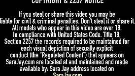 sara jay and lustful lesbians ride in usa