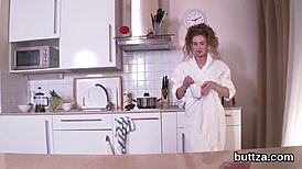 luscious semi-nude slim teen 18+ie gets nailed in opened anal.