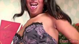 Trans Babe Alessandra Ribeiro Sucked and Ass Fucked Hard