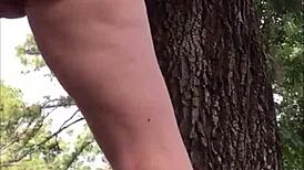 Is This Naughty Slut Squirting Outside In Her Panties?