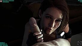 Jill Valentine interrogated