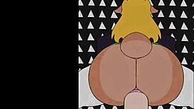 Noelle Holiday gets banged hard in anime hentai style