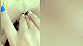 my little fingers bring pleasure to my tight spot in this homemade fingering session