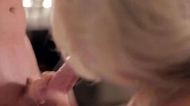 Elegant Blonde Delivers an Amazing Blowjob with Pure Class