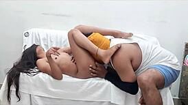 my father-in-law saw me in tight clothes and fucked me hard, ohh