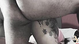 Watch Romeo Bang Juliet's Big Pussy at Motel!