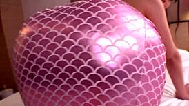 Sayaka in mermaid cosplay gets spanked and fucked everywhere with creampies.