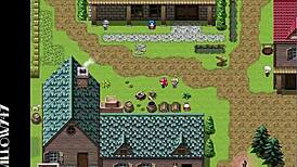 Hrpg adventure with Tina the swordswoman exploring the scarlet prison in episode 001