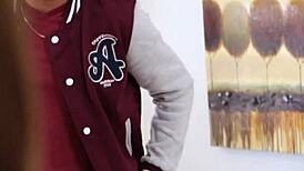 Teen intensely jerks and sucks big black cock before hard pounding