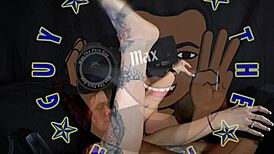 Harlow Savvy squirts intensely then takes deep creampie from big black cock