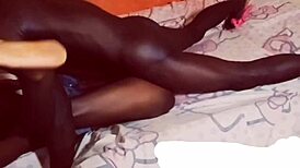 She teases me in bedroom, ripping clothes before i fuck her skinny muscular bodybuilder pussy