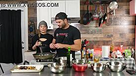 let's talk about those intense orgasms in the kitchen