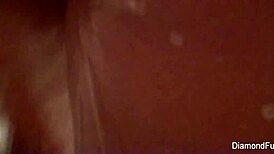 Naughty in the Shower with Diamond Kitty Getting WET and WILD!