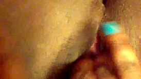 Me playing with my pretty ebony pussy!