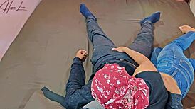 Malaysian stepsister eases stepbro's work stress with bedroom relief