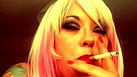 Hey, listen to chubby Brit domme Tina Snua chat while smoking a Superking