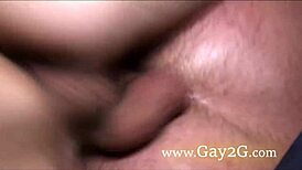 fucking the muscular gay bodybuilder's ass in the gym