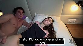 Slamming my tight virgin step sister with raw power