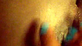 Me playing with my pretty ebony pussy!