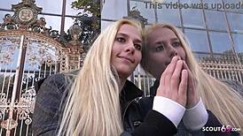 German Scout - Shy Teen Haley Hunter, No Tattoos, Agrees to First Casting Sex?