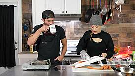 let's talk about those intense orgasms in the kitchen