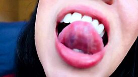 mouth fetish got me hooked on tongue play. can’t get enough of this kinky stuff! 😜