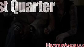 Damn! Punk Babe Soaked By Huge Black Cock Cum