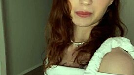 redhead candidate deepthroats monster cock in naughty audition