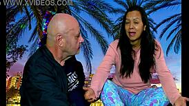 Dreaming of Cumming Hard at White Xmas with Agarabas and Olpr Outdoors