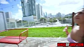 My hot step sis suckd me on the terrace