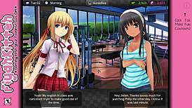 Who likes this kind of girl in huniepop female walkthrough 1?