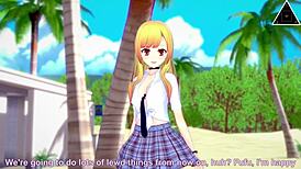 marin kitagawa from my dress-up darling in uncensored sex with big ass and monster cock