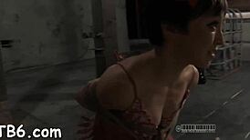 i gag this european hotty and whip her tits with cock