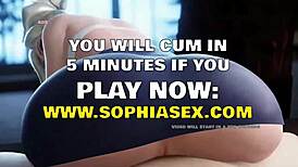 Hey, Ada from the game is getting her big ass pounded in this hot anime hentai scene with pussy fucking and horny cartoon action