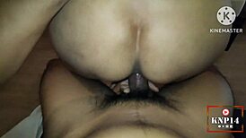 thai milf rides cock and takes doggy style