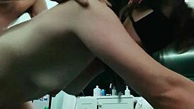 Blindfolded and Bent Over for Monster Cock Action