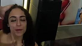 Can The Skinny Nymph Handle The Big Dick In Her Ass?