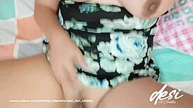 Indian Desi Wife Fingering Tight Pussy Until Shaking Orgasm