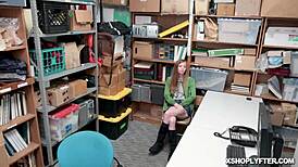Ava Parker Getting Her Tight Pussy Plowed Hard By LP Officer In Shop Backroom