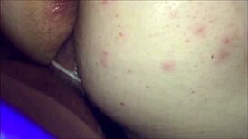 big ass bbw moans loud during intense pov anal with hard orgasm