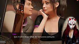 Kate's adventure in the maid costume